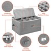 BOHEMIABY Wine Glass Storage Box Holds 12 - Stackable Hard