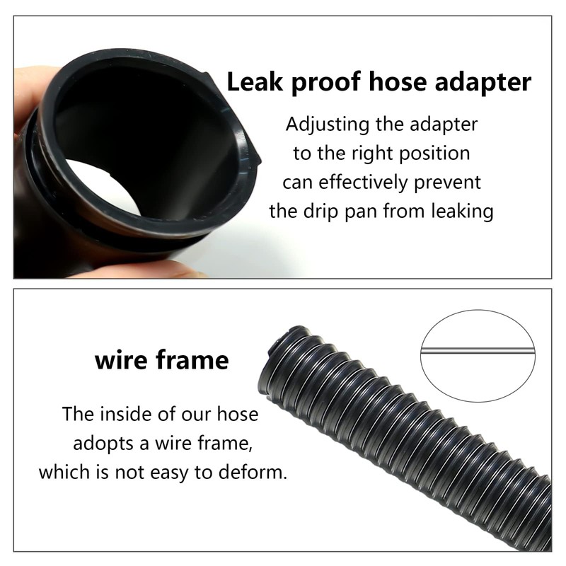 Non-digging collection basin downpipe extension set, PVC gutters, drain connection