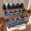 JOSENART Wooden Cologne Organizer Stand Display Riser Stand Tiered Perfume