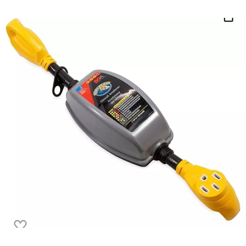 Camco Power Grip - Circuit Analyzer - 50Amp 24" Dogbone