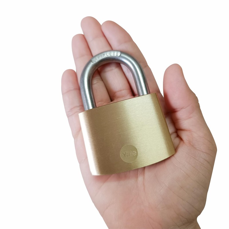 Yale Y110B/50/126/1/B Brass Padlock 50 mm 1 Box, 50mm