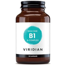 Viridian - High One B1 B-Complex - 90 Caps | Heart & Nervous System Support | Reduces Tiredness & Fatigue | Complete B-Vitamin Formula | 100% Active Ingredients | Expertly Formulated