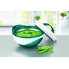 GOURMETmaxx Thermo-Bowl, Green/White, 400 ml
