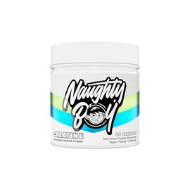 Naughty Boy Micronised Creatine Powder, Creatine Monohydrate Powder (Unflavoured) 50 Servings