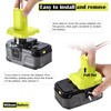 2 Packs Power Wheel Adapter for Ryobi 18V Battery Adapter