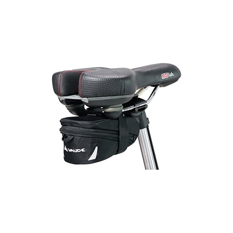 Vaude Tube Bag Saddlebag, Black, Medium