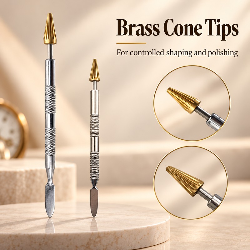 Double-Ended Leather Edge Paint Applicator Pen – Three Styles