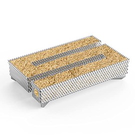 only fire Pellet Smoker Tray, Grill Smoker Box for Hot and Cold Meat, Cheese Smoking, Fits Any Gas Grills, Charcoal Grills or Smokers, 5" x 8"