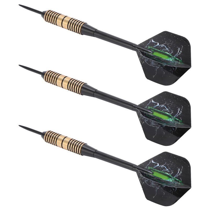 3Pcs Professional Dart Flights Set 26g Steel Tip Darts with