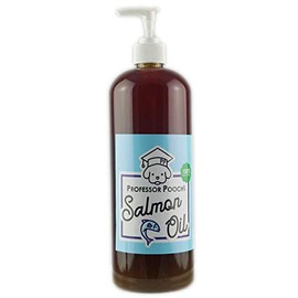 Professor Pooch’s Salmon Oil for Dogs Omega 3 Supplement 100% Natural Scottish Fish Oil (with pump) (1L)