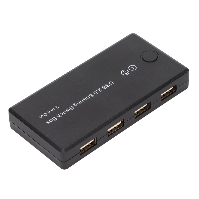 USB 2.0 Switch Selector 2 in 4 Out Great Compatibility