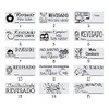 Sello autoentintable 1.8x4.7cm, didáctico para maestros, personalizado