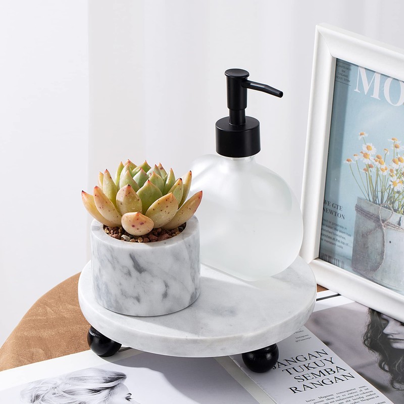 Fasolahome Decorative Marble Riser For Display (Large-7inch)