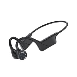 SANOTO Knochenschall Kopfhörer Bluetooth 5.3,Open Ear Kopfhörer Kabellos Bone Conduction Kopfhörer IPX5 Wasserdicht Staubdicht Sportkopfhörer Lange Akkulaufzeit Kopfhörer für Läufer Fitness