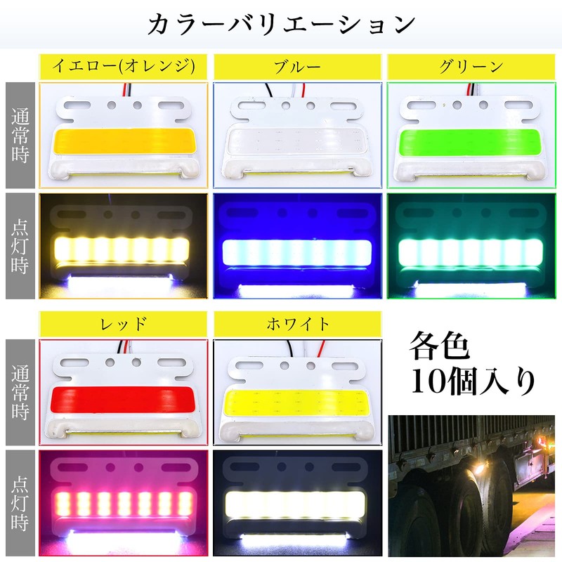 Meliore Ultra Thin Side Marker, LED 24V COB Down Light