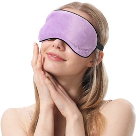 Aroma Season Heated Eye Mask for Blepharitis Warm Eye Compress for Dry Eyes (Purple)