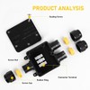 Junction Box Waterproof IP68, Pack of 2 Outdoor Junction Boxes,