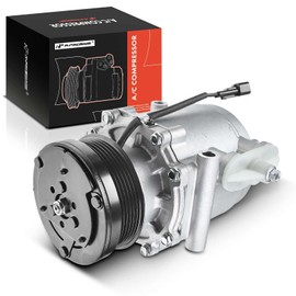 A-Premium Air Conditioner AC Compressor with Clutch Compatible with Ford Expedition 5.4L 2003-2006, Lincoln Navigator 5.4L 2003-2006, Sport Utility