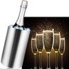 Stainless Steel Ice Bucket Double Wine Cooler