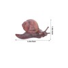 Kisangel Educational Snail Statues Simulation Animal Toys Snail Decorations Miniature