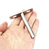 Gad2go 4 Pieces Floating Shelf Brackets 75mm Heavy Duty Invisible