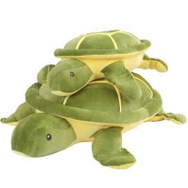 Dalmao 28 inch Big Green Sea Turtle Stuffed Animals Giant Soft Plush Toys, Large Oce