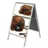 M&T Displays Sandwich Board Sidewalk Snap A-Frame Header Menu Holder