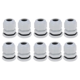 10PCS Cable Glands Connector, Waterproof Cable Connectors, Nylon Cable Glands Joints with Gaskets (M22*1.5)