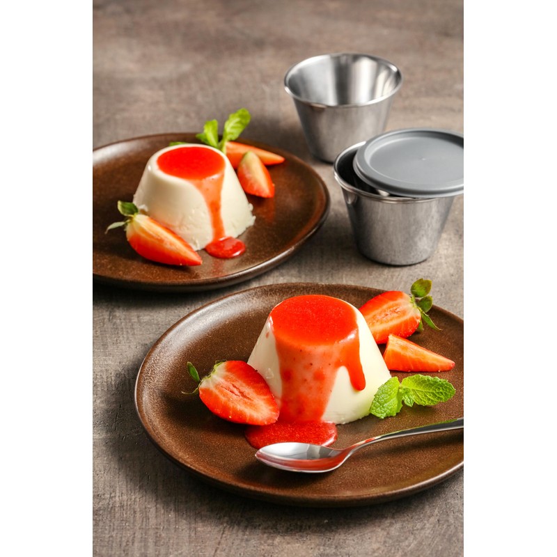 Tescoma GrandCHEF Professional Stainless Steel Panna Cotta Mould Set of