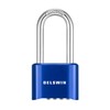 DELSWIN Heavy Duty Padlock Combination Lock - 4 Digit Combo