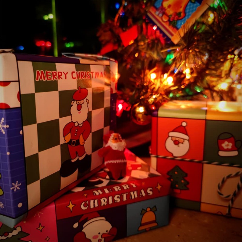 6 unidades de papel de regalo de Navidad de 3