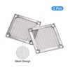 sourcing map Pack of 2 60 mm Filter Grid Stainless