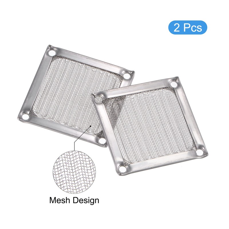 sourcing map Pack of 2 60 mm Filter Grid Stainless