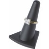 Plymor Black Rubber Ring Finger Display Single on Triangle Base,