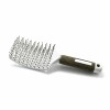 UltimateBrush White Hair Brush Anti Static Curved Vented Styling Detangling