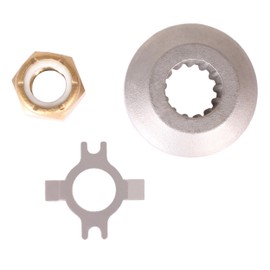 SouthMarine Boat Engine 73345 92647M 73345A1 18-4233 Thrust Washer, 76281 Tab Washer, 69578Q1 18-3704 Propeller Nut for Mercury 25HP 30HP 35HP 40HP 45HP 50HP 60HP 70HP Outboard Motor Prop Shaft