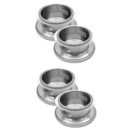 Zerodeko 4pcs Stainless Steel Kitchen Jug Covers Efficient and Practical Pitcher Lids for Daily Use Easy to Clean Lemon and Tea Strainer for Juice and Water Pitchers