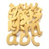 Major Brushes Lower Case Wooden Stencil Letters - Pack of