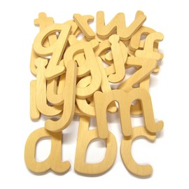 Major Brushes Lower Case Wooden Stencil Letters - Pack of 26
