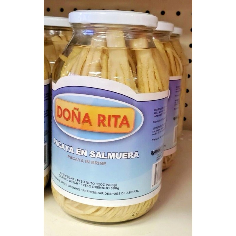 DONA RITA 2 PACk PACAYA IN BRINE 32 OZ EACH