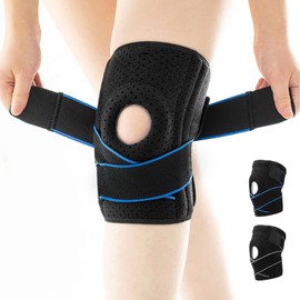 Rodillera Ortopedica, 1Pz Rodilleras Gym Ajustable para Dolor de Rodillas, Rodillera Deportiva con Protector Estabilizador para Gym, Basquetbol,...   