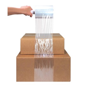 Better Office Products 4 Pack Mini Stretch Wrap with Easy Grip Handle, Self-Dispensing, 5 in x 1000 ft Per Roll, 80 Gauge, Mini Shrink Wrap, Industrial Film, for Moving and Shipping, 4 Pack