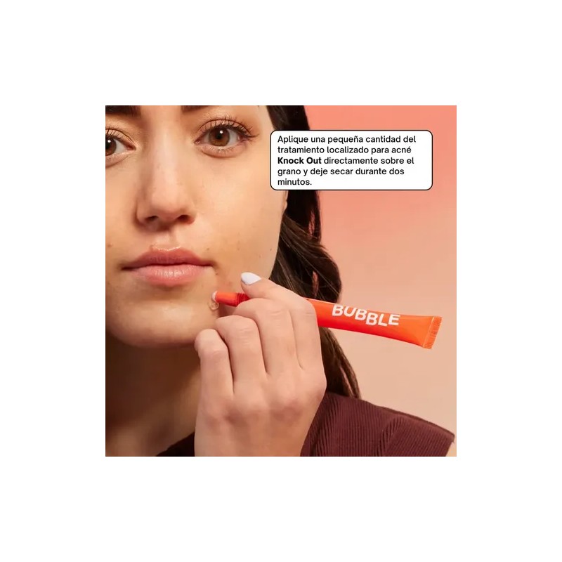 Bubble Tratamiento Antiacné Knock Out Ácido Salicílico 1.8% 10ml Rostro