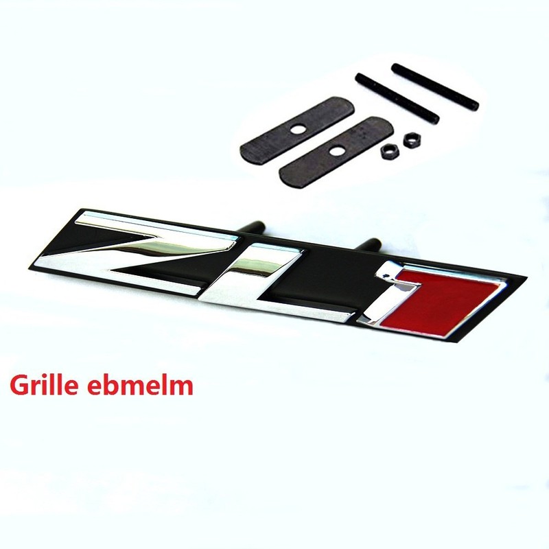 1x Grille Zl1 Emblem Badge Letter Zl1 Grill Compatible with
