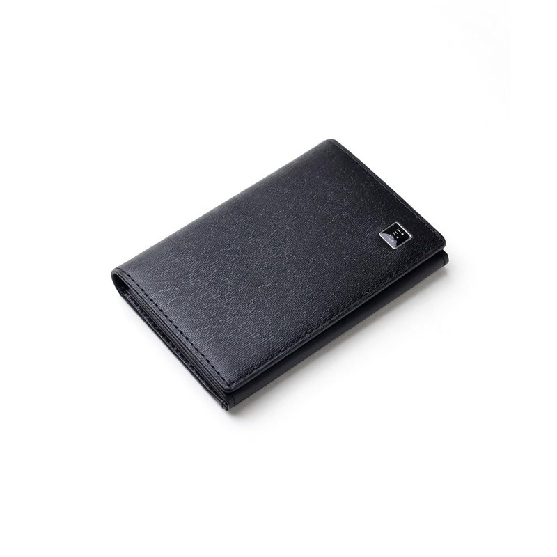 IS/IT Polymer Business Card Holder, Men's Leather, Cowhide Leather, No.989603,