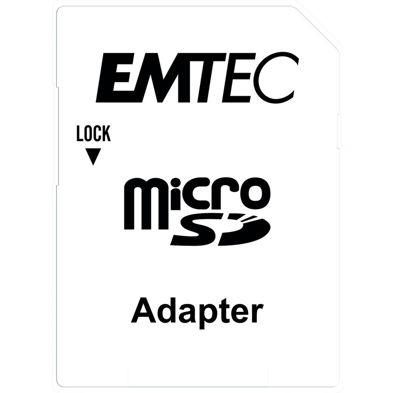 Emtec Class 10 32GB MicroSD Memory Card with SD Adapter,