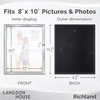 Langdon House 8x10 Picture Frames Set (Silver, 6 Pack) Distinguished