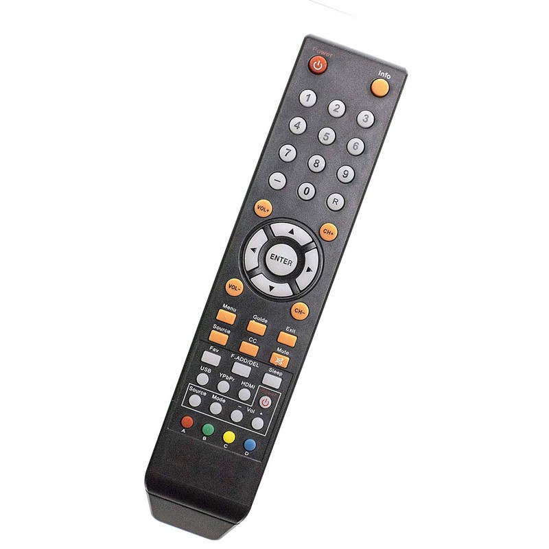 New 8142026670003C Remote Control Compatible for Sceptre TV E165BV(WV)-SS, E168BV(WV)-SS,