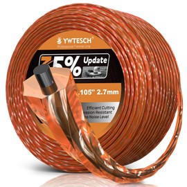 YWTESCH 105 Trimmer Line, 0.105" x 1LB, 300-Foot Heavy Duty Twisted Hexagonal Dual Core Weed Wacker String for Gas and Electric Trimmer, Fits Most of String Trimmers Standard Models