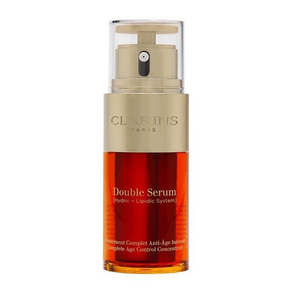 Clarins Double Serum (Hydric + Lipidic System) Complete Age Control Concentrate, 1 Oz